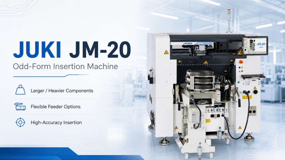 JUKI Odd-form Insertion Machine JUKI páratlan formájú beszúrógép