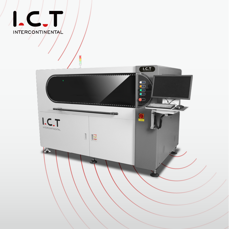 ICT-1500 |Hosszú kártyás, teljesen automatikus LED PCB stencilnyomtatók