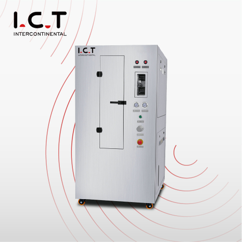 ICT-750 |Nagy teljesítményű stenciltisztító gép, teljesen pneumatikus PCB-tisztító