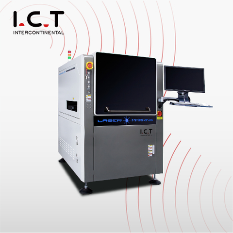 ICT-510 |3D lézeres címkenyomtató gép Zöld színű lézeres jelölőgép