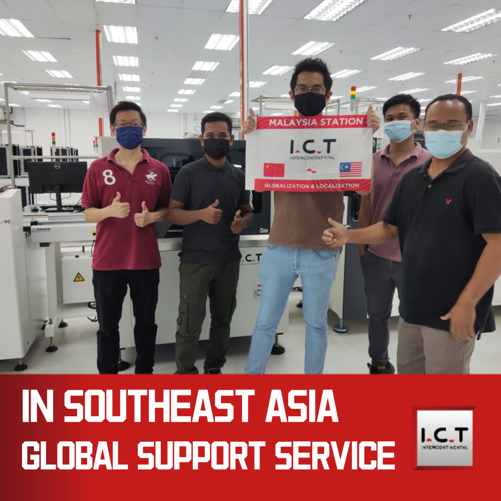 ICT-4034 Kiváló minőségű teljes auto SMT PCB nyomtatógép