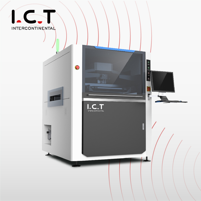 ICT-5151 |Forrasztópaszta PCB SMT gépi szitanyomtató teljesen automatikus LED-hez