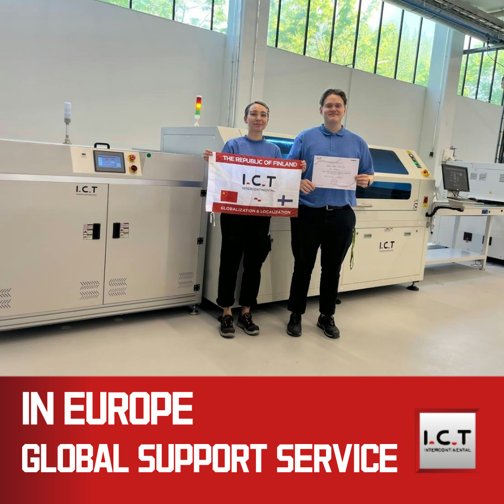 ICT motorvezérlő NYÁK kártya behelyező szállítószalag