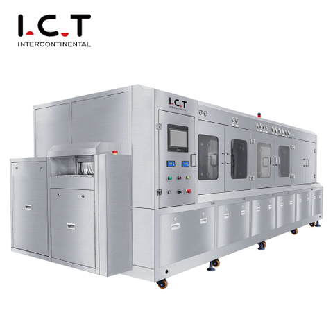 ICT-6300 |SMT automatikus PCBA on-line tisztítógép 