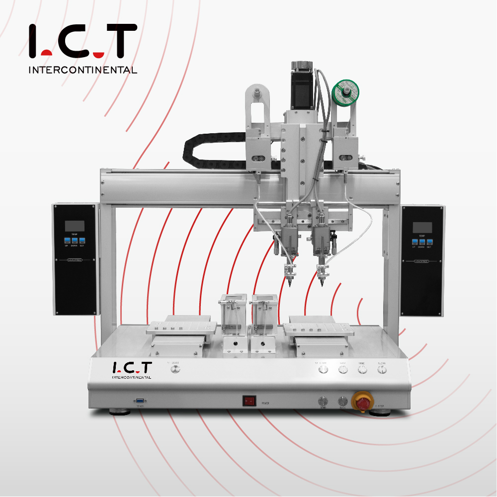 ICT-SR250DD |Automata olcsó Pcb forrasztó robotgép