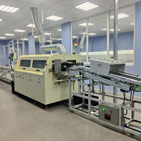 ICT-W2 | Kiváló minőségű automatikus, ólommentes, kéthullámú DIP forrasztóberendezés