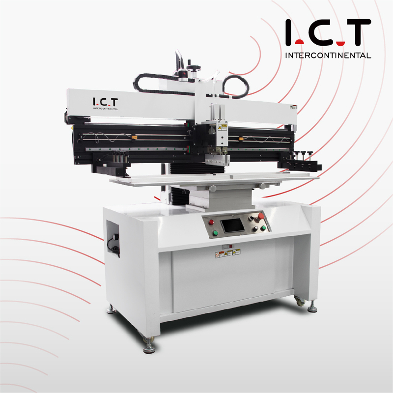 ICT SMT félautomata stencilnyomtató forrasztópaszta nyomtatógép