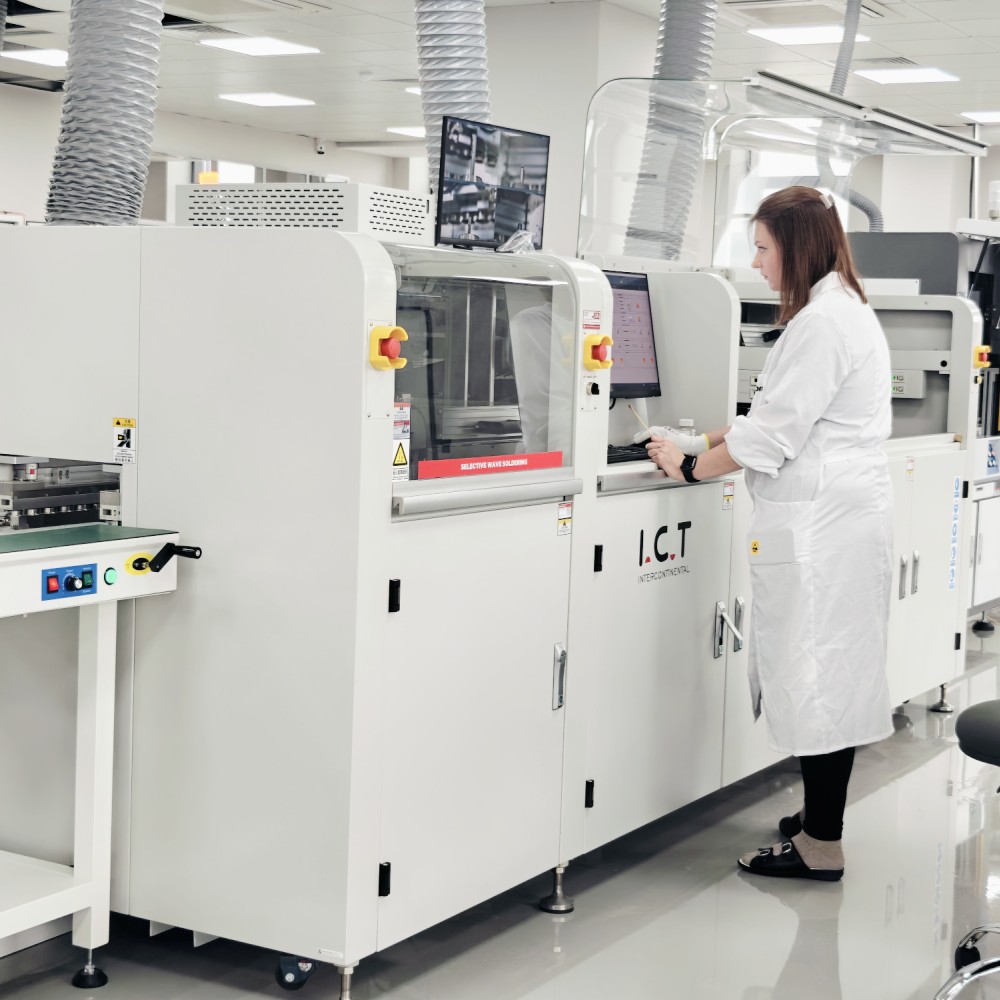 IKT | Asztali, gazdaságos működésű, ólommentes hullámforrasztógép