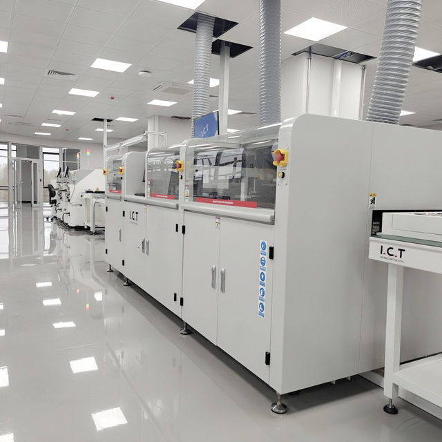 ICT-SS550 | Teljesen automatikus online szelektív hullámos forrasztógép 