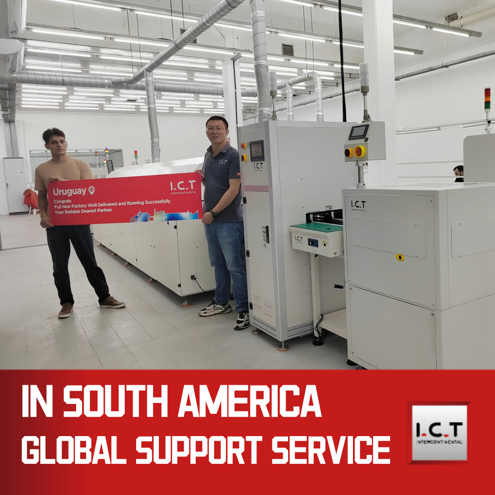 ICT BCS-M | PCB vonalkód-leolvasó szállítószalag