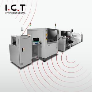 I.C.T |Költséghatékony SMT PCB összeszerelő gyártósor nagy sebességgel