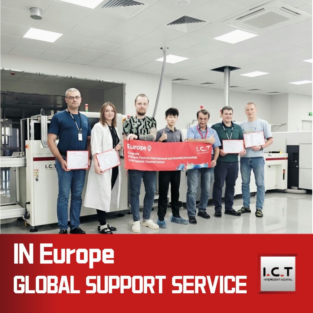 ICT-5151 | Forrasztópaszta PCB SMT gépi szitanyomtató teljesen automatikus LED-hez