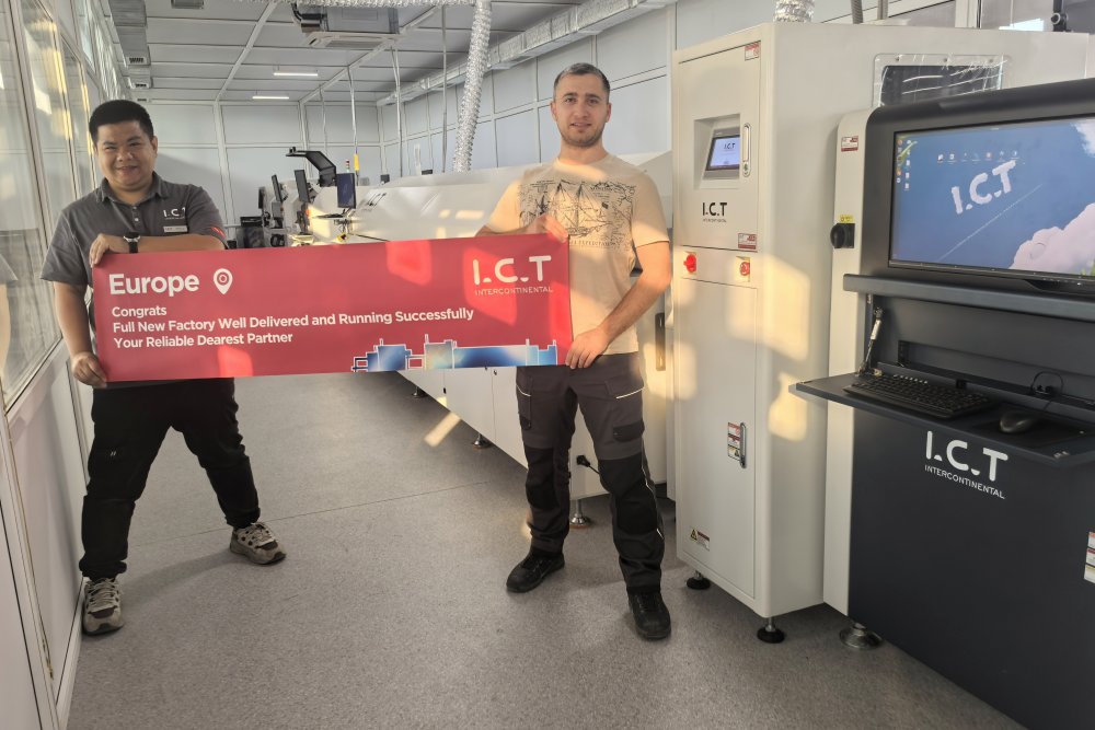 Az ICT m&eacute;rn&ouml;k&ouml;k sikeresen befejezt&eacute;k az SMT-vonal telep&iacute;t&eacute;s&eacute;t Eur&oacute;p&aacute;ban.jpg