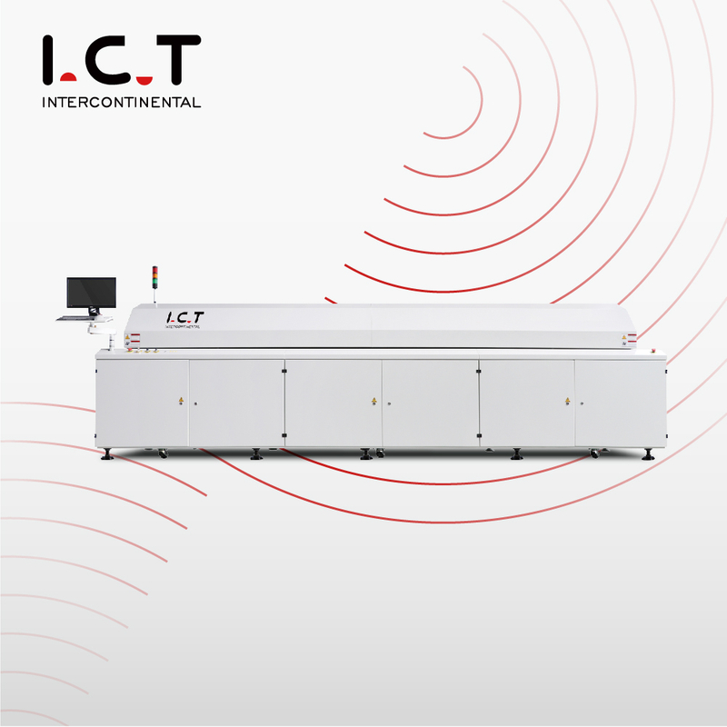 ICT-Lyra622N |Ólommentes SMD Dual Rails Reflow forrasztó sütőgép