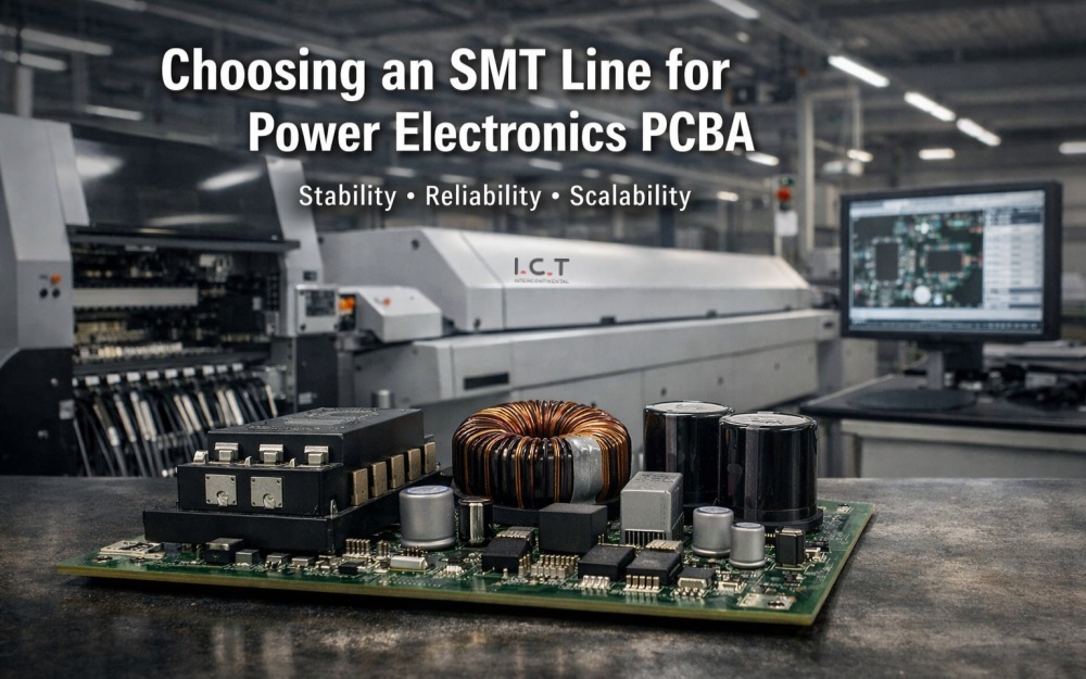 SMT-vonal kiv&aacute;laszt&aacute;sa Power Electronics PCBA-hoz