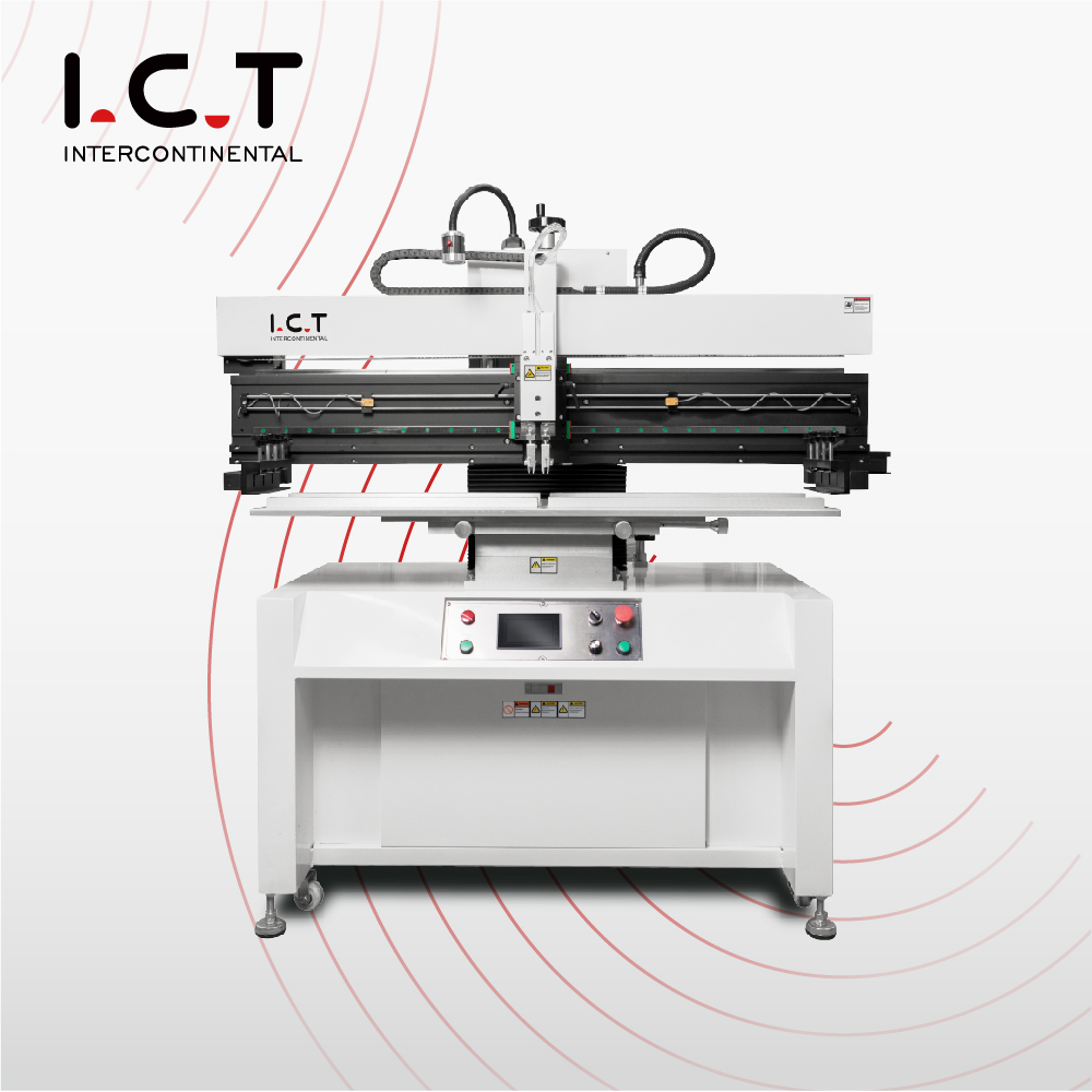 ICT-4034 Kiváló minőségű, teljesen automatikus SMT PCB nyomtatógép