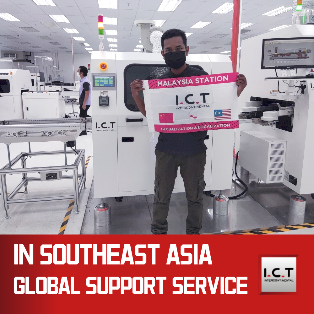 IKT | Teljesen automatikus Dual Wave forrasztógép Dip Forrasztó Hullámgép