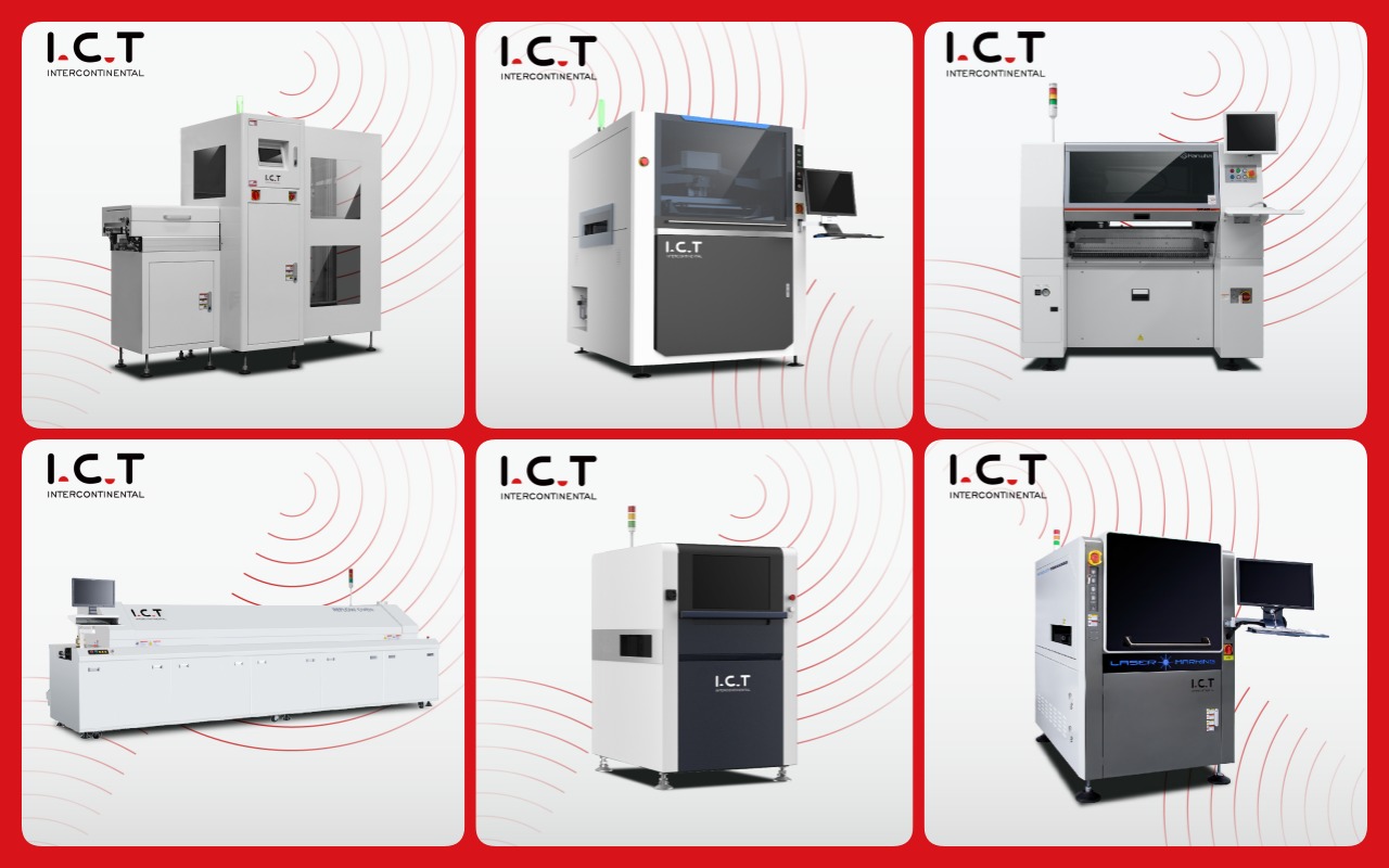 1 SMT Line with SMT Machine 01 1 SMT-vonal SMT-géppel 01