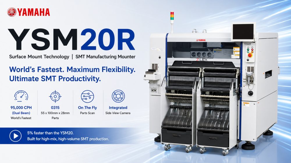 YSM20R Yamaha Modular Smt Line chipr&ouml;gz&iacute;tő g&eacute;p