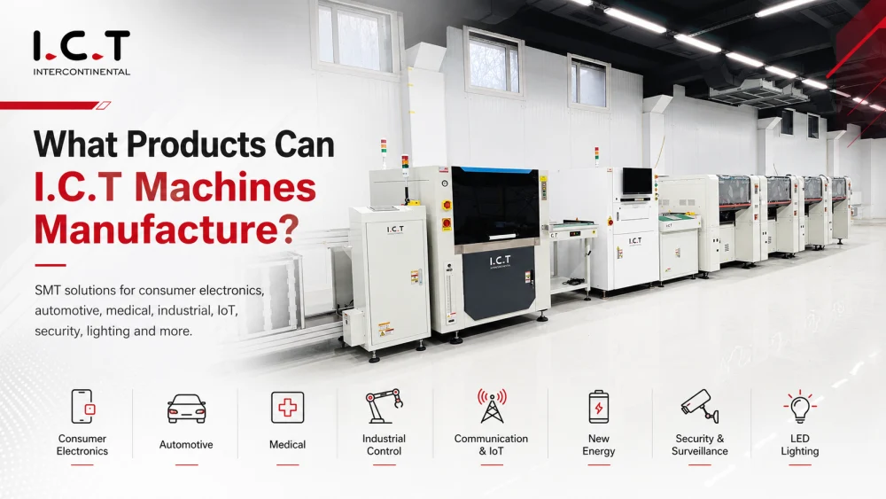 Milyen t&iacute;pus&uacute; term&eacute;keket gy&aacute;rthatnak az ICT SMT g&eacute;pek Manufacture.webp