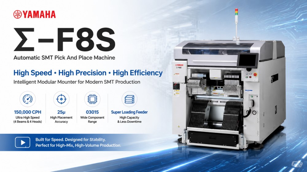 Yamaha Σ-F8S Pick and Place Machine