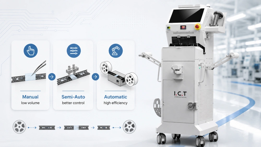 Az SMT Splicing Solutions fő t&iacute;pusai.webp