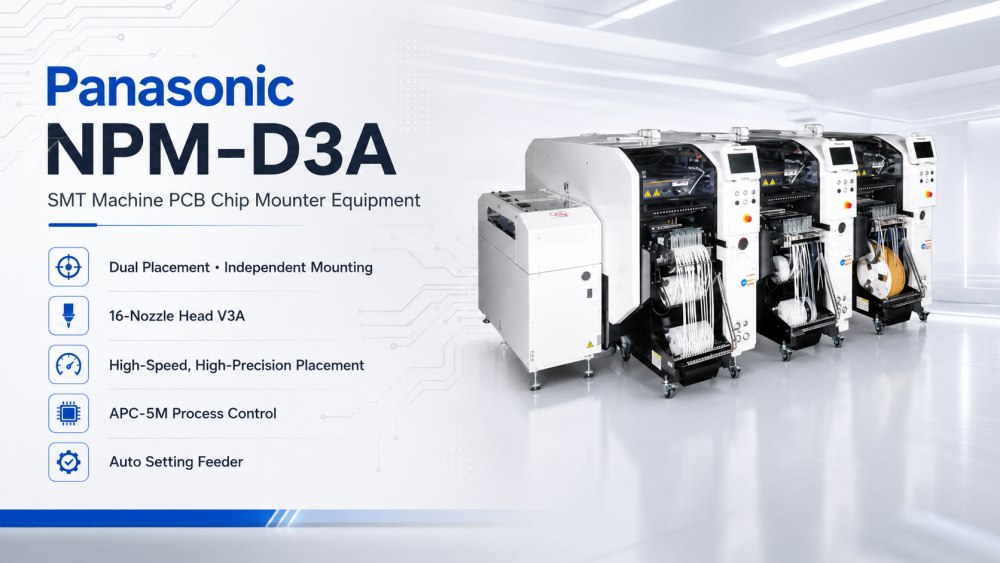 NPM D3A Panasonic Chip Mounter NPM D3A Panasonic chiprögzítő