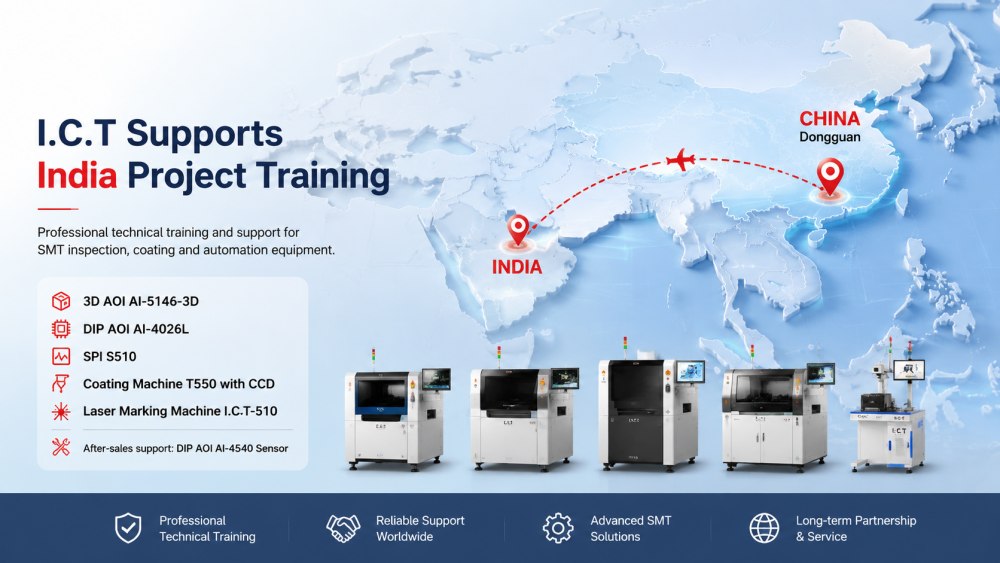 Az ICT technikai k&eacute;pz&eacute;si t&aacute;mogat&aacute;st ny&uacute;jt India SMT Inspection and Automation Project.jpg sz&aacute;m&aacute;ra