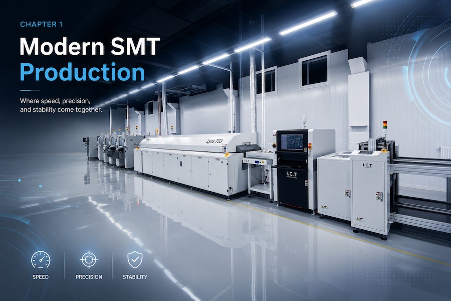 2-01 1. Mi&eacute;rt fontosak az SMT Pick and Place Machines a modern PCB &ouml;sszeszerel&eacute;sben?
